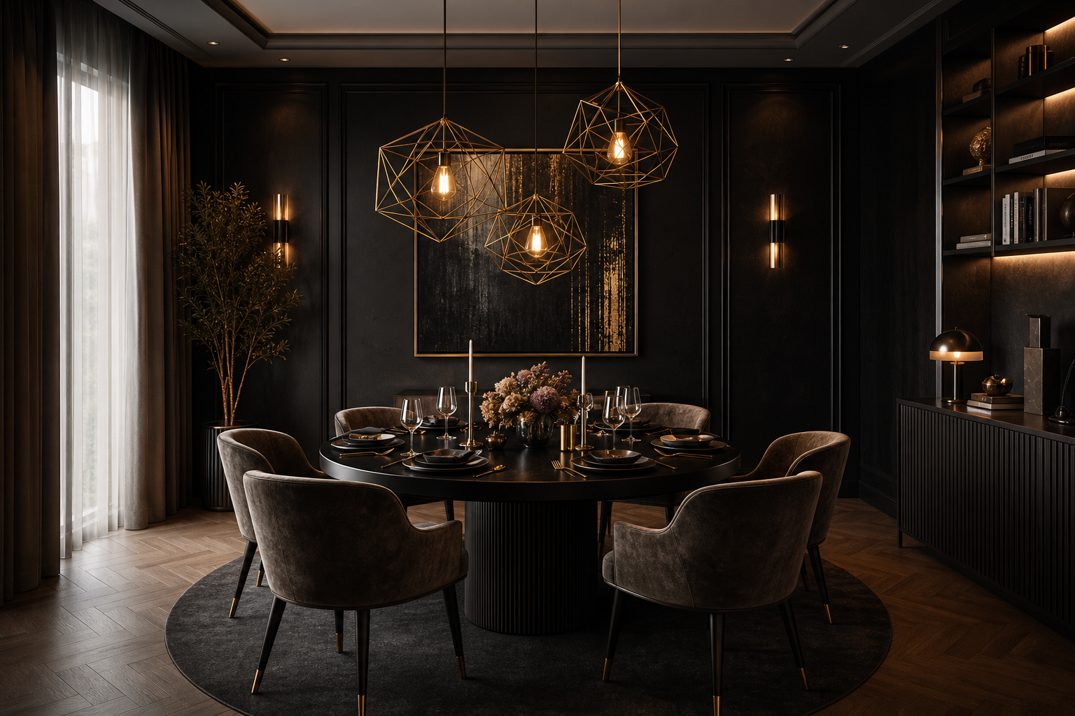 Rénovation et design d'une salle à manger élégante et fonctionnelle